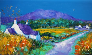 Autumnlight Rose Cottage Ormsary Knapdale 22x36